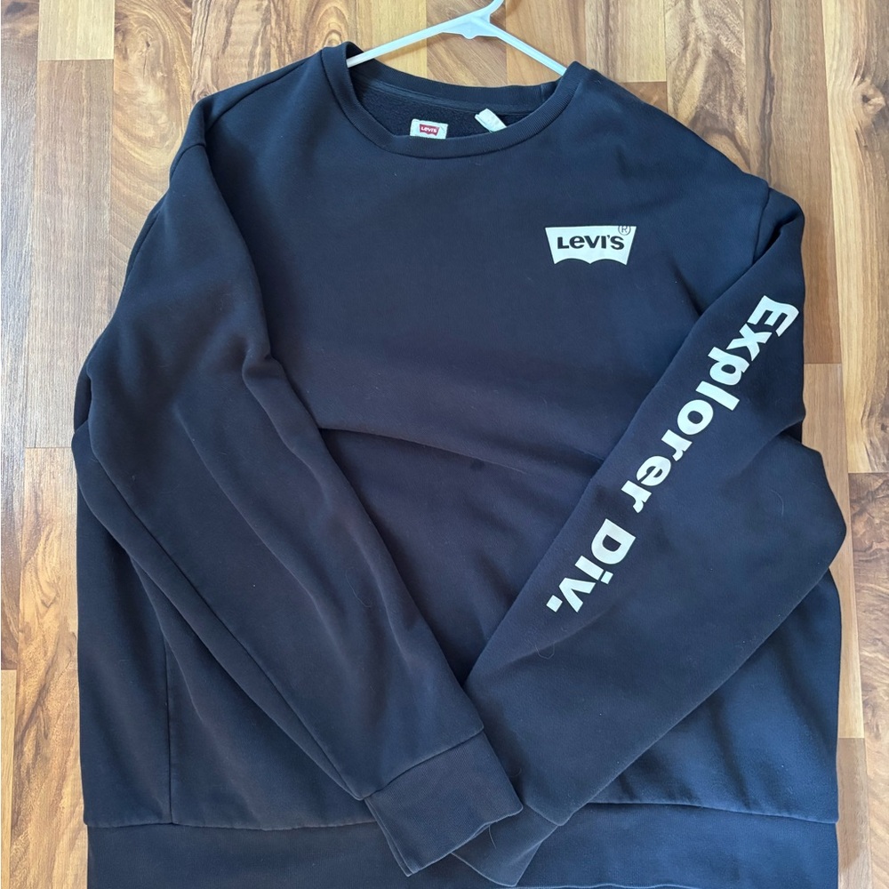 Levi's Black Crewneck Men's Sweater
